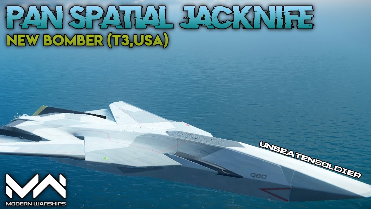 Modern Warships Pan Spatial Jacknife Bomber Gameplay T3 Usa