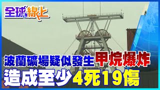 波蘭礦場疑似發生甲烷爆炸 造成至少4死19傷 | 全球線上 @全球大視野Global_Vision