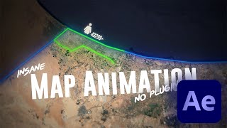 How to Make Map Animations In After Effects With NO PLUGINS