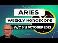 Aries Horoscope Weekly Astrology from 3rd October 2022