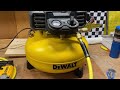 DEWALT Pancake Air Compressor Review, Rock Solid and gets the job done