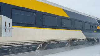 Four VIA Rail Trains on the Smiths Falls Sub.  #canada #viarail #siemensmobility #ontario #train