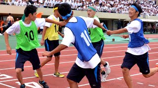 2016祐誠高校体育祭（ブロック対抗リレー）0627