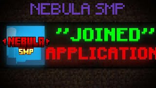 my application to join nebula smp @NotSezu