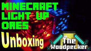 Minecraft Light Up Diamond \u0026 Redstone Ore | Unboxing \u0026 Montage!