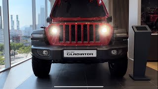 [4K 리뷰] 2022 지프 글래디에이터 (파이어크래커 레드컬러) 할인! Jeep Gladiator rubicon 3.6 (PRC) REVIEW!