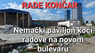 RADOVI NA NOVOM PUTU I KRUŽNOM TOKU KOD STAROG SAJMIŠTA STALI ZBOG PROBLEMA SA NEMAČKIM PAVILJONOM