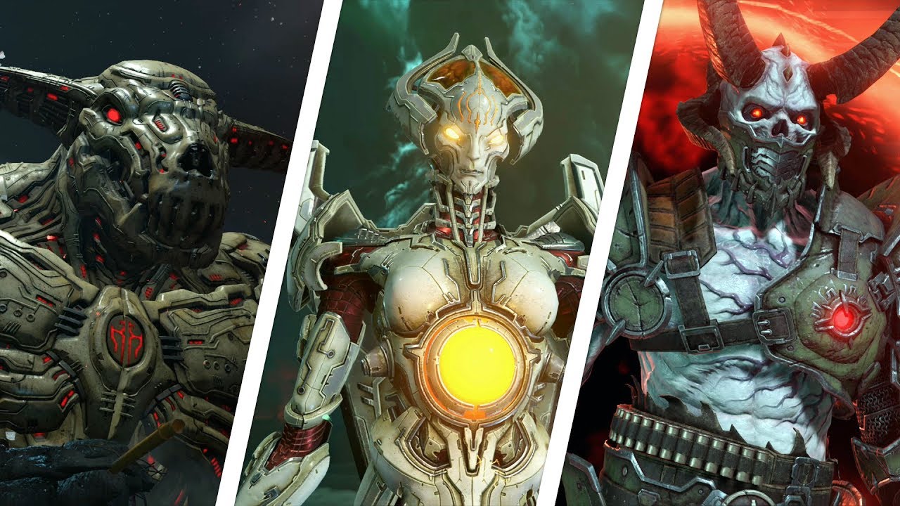 DOOM Eternal - All Boss Fights / Bosses - YouTube