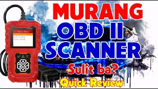 Murang OBDII SCANNER sulit ba?