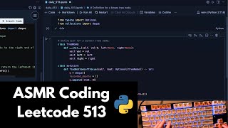 ASMR Coding another Leetcode in Python | keyboard typing | soft-spoken
