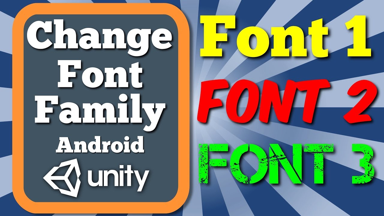Unity fonts