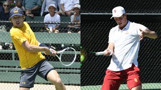 2019 Pac-12 Tennis Championships: Cal, USC win in semifinals to set up intriguing men's final