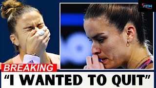 SHOCKING Confession! Maria Sakkari Almost QUIT Tennis! 😱🔥 MUST SEE Emotional Reveal!