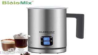 BioloMix Upgraded 4 in 1 Coffee Milk Frother Frothing Foamer Automatic Milk Warmer Cold/Ho