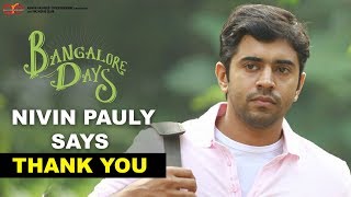 Nivin Pauly says Thank You