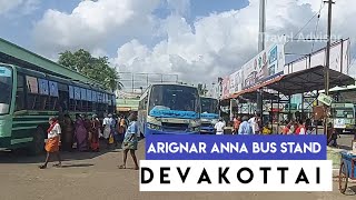 Arignar Anna Bus Stand Devakottai | Chettinad Region | Sivaganga Dt | Travel Advisor