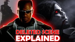 Blade vs Morbius Explained - 1998 Deleted Alternate Scene - Vampire Lore