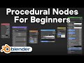 Procedural Nodes For Beginners (Blender Tutorial)