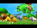 Zombie Super Cow Defends Forest Animals | Epic Rescue Adventure | Animal Adventure Hub