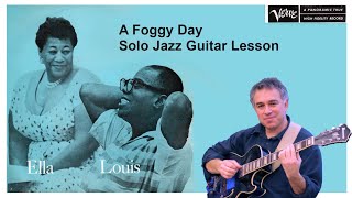 A Foggy Day, solo jazz guitar lesson with Jake Reichbart