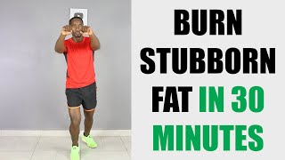 Burn Stubborn Fat in 30 Minutes Walking at Home/ Walk at Home Workout