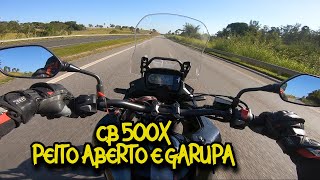 CB 500X Acelerando Tudo de Peito Aberto e Garupa