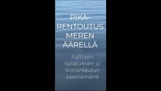 Meren aallot ja linnunlaulu -rentoutus