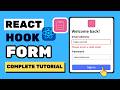 React Hook Form - Beginners Tutorial (with Zod)