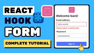 React Hook Form - Beginners Tutorial (with Zod)