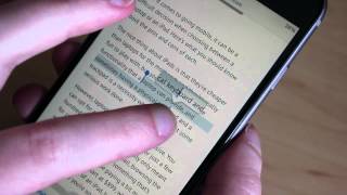 How to Select \u0026 Highlight Text in iOS 8