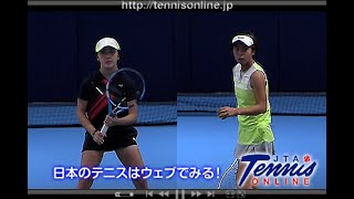 三菱全日本テニス選手権95th 女子シングルス 1回戦 佐藤南帆 VS 本玉真唯