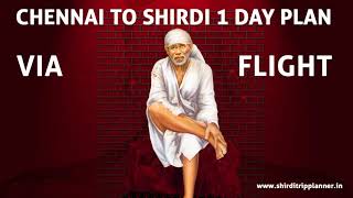 Shirdi One Day Package from Chennai By Flight Detail Explain - Shirditripplanner.in