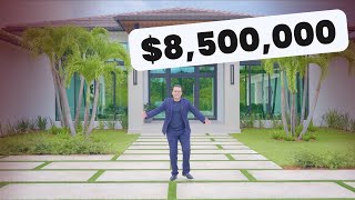 Touring A $8,500,000 MODERN Mansion In Miami!!!