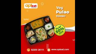 Get Flat 50% offer on Combo meals | Limited offer | Apteat | Coimbatore