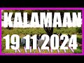 KALAMAAN 19 NOVEMBER 2024