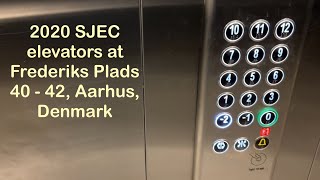 2020 SJEC elevators at Frederiks Plads 40 - 42, Aarhus, Denmark