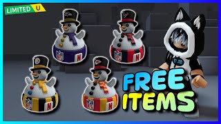 New FREE LIMITED UGC items 🔥🤩😍, How to get FREE UGC LIMITED ITEMS Snowman Beanie on ROBLOX