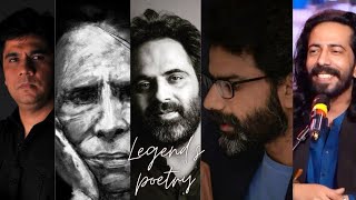 legend's best poetry collection|tehzeeb hafi|jaun elia|Ali zaryoun|wasi Shah|umair najmi