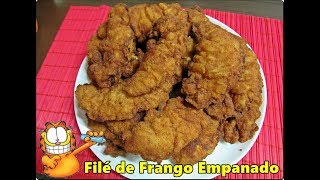 Filé de Frango Empanado á Milanesa de Restaurante