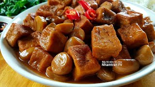 ĐẬU HŨ NẤM RIM CHAY món chay ngon đơn giản dễ nấu rất hao cơm |Nhamtran FV