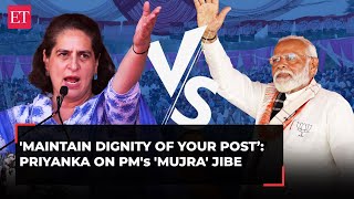 'Words that no PM in India's history would': Priyanka Gandhi Vadra slams Modi over 'mujra' remark