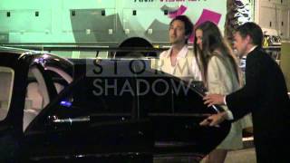 EXCLUSIVE: Adrien Brody and girlfriend at Paul Allen party in Cannes