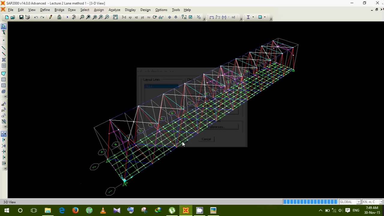 How To Design A Steel Truss Bridge Model In SAP2000 Lecture 2 By Aziz ...