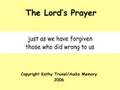 The Lord's Prayer (Matthew 6:9-13)