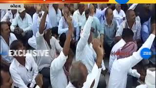 Botad : Farmers reaches at Collector Office and demand to  give water in the canal | Zee24Kalak