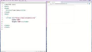 HTML iframe Tutorial