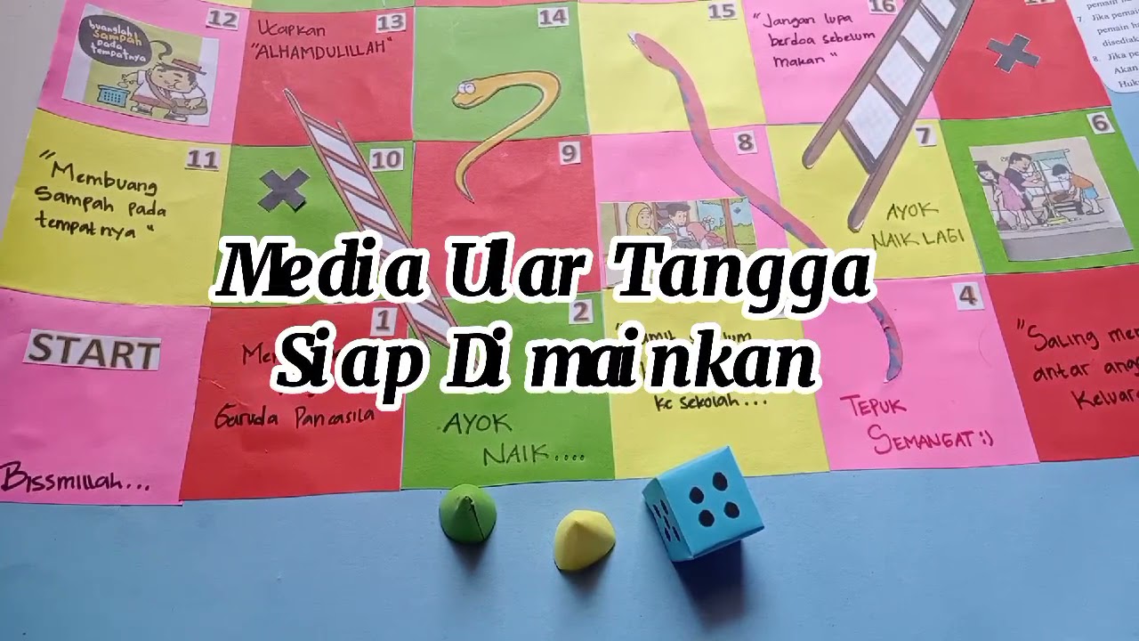 Media Pembelajaran "Ular Tangga" PPKn SD Kelas 1 KD.3.2 - YouTube