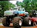 Monster Truck Classics from 1987. Old Skool Sled Pulling.