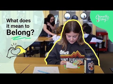 What is an example of belonging?