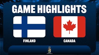 finland vs canada - QF / 2022 IIHF Ice Hockey U18 World Championship